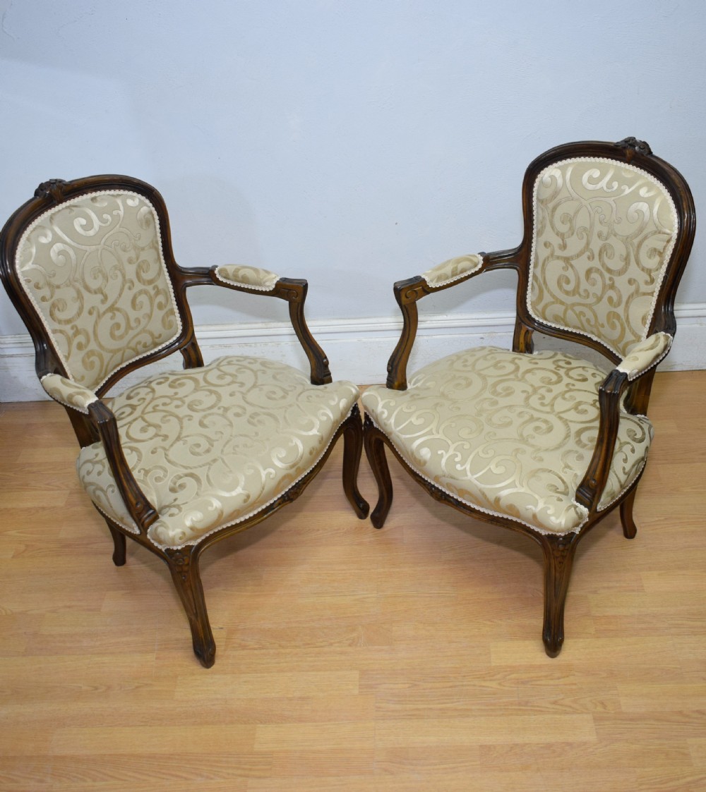 Early 20th Century Pair of French Armchairs View XV