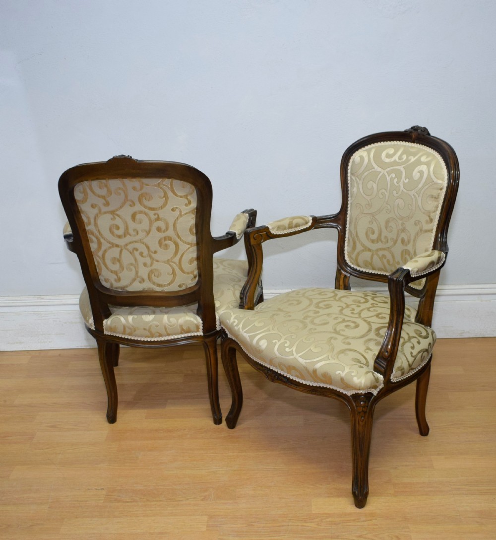 Early 20th Century Pair of French Armchairs View XVII