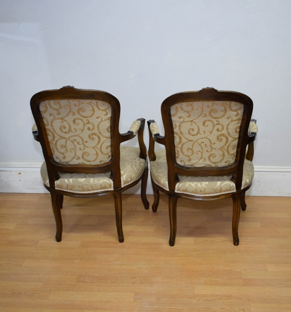Early 20th Century Pair of French Armchairs View XX