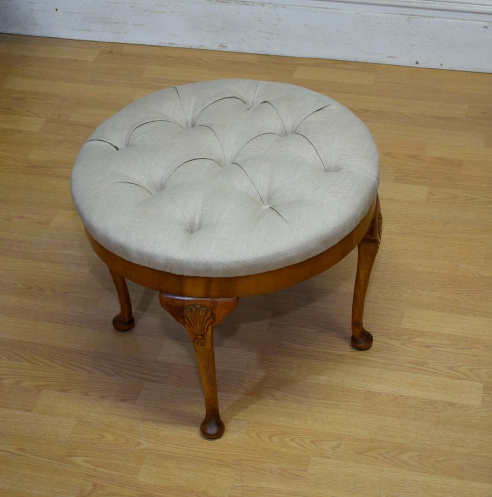 Early 20th Century Upholstered Stool View VIII