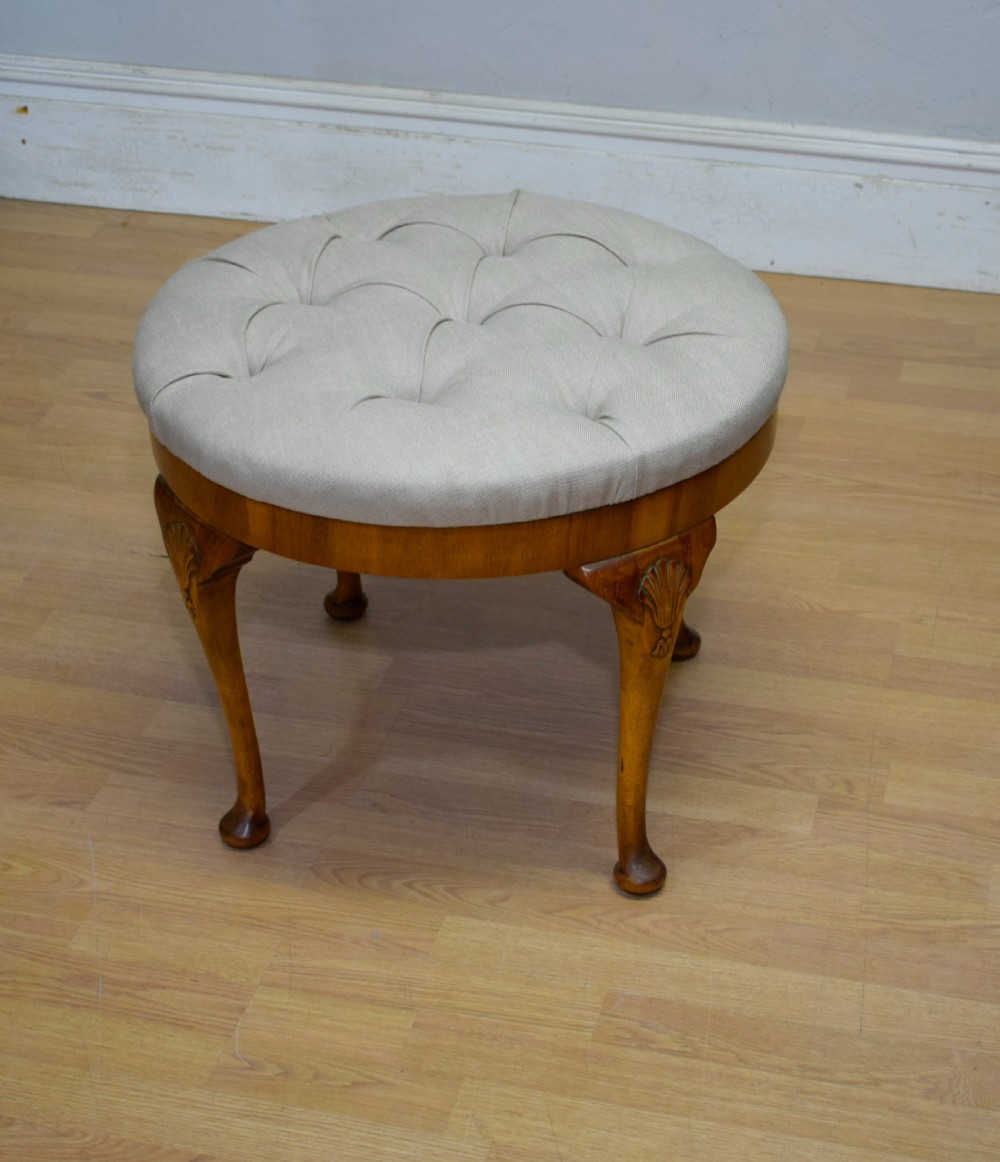 Early 20th Century Upholstered Stool View XII