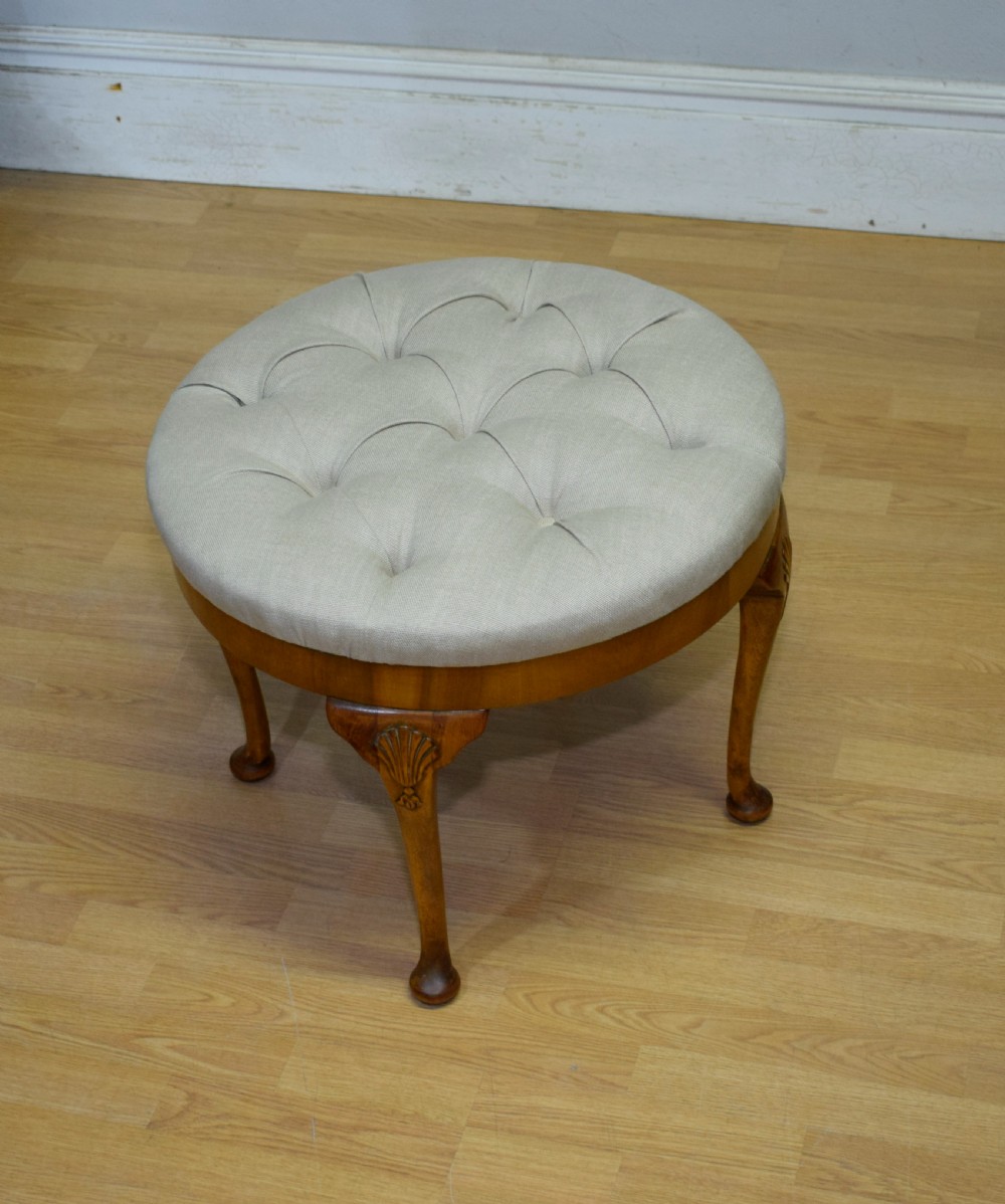 Early 20th Century Upholstered Stool View XIII