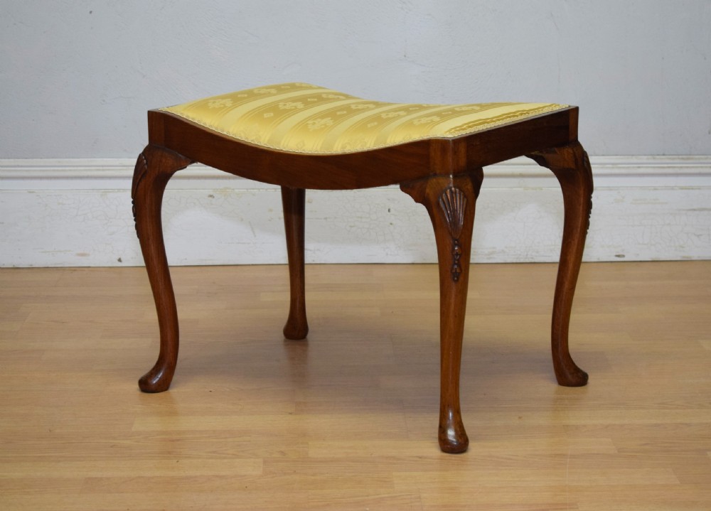  Dressing Table Walnut Stool Early 20th Century View V