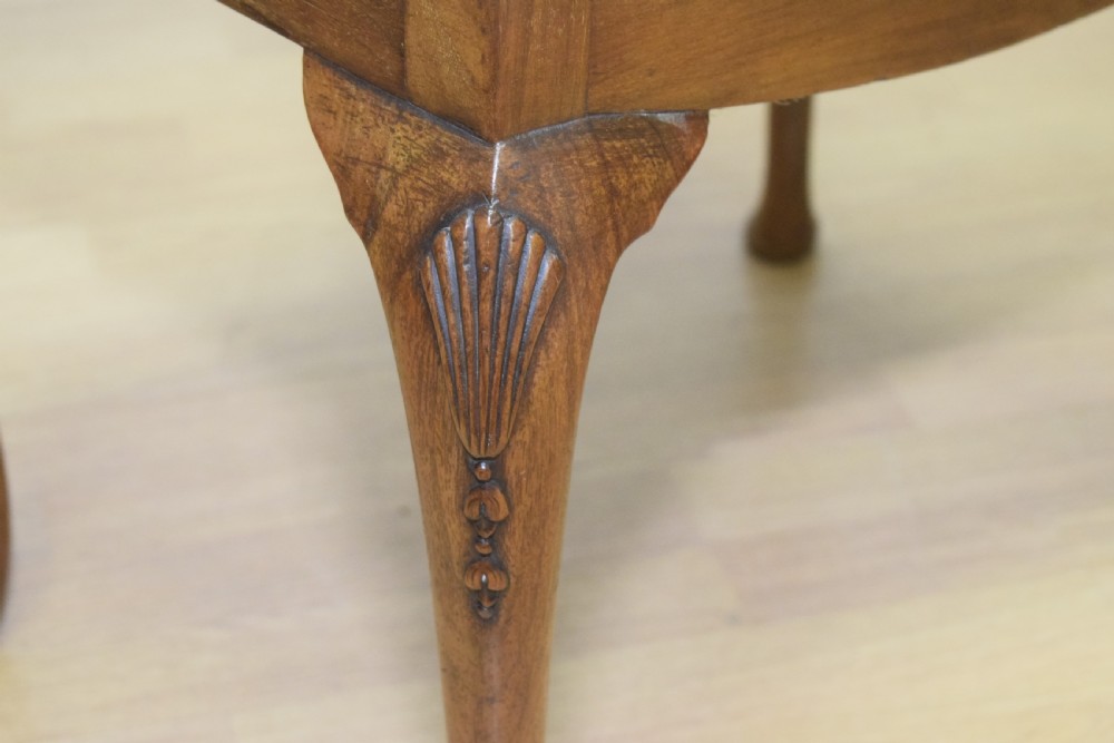  Dressing Table Walnut Stool Early 20th Century View IX