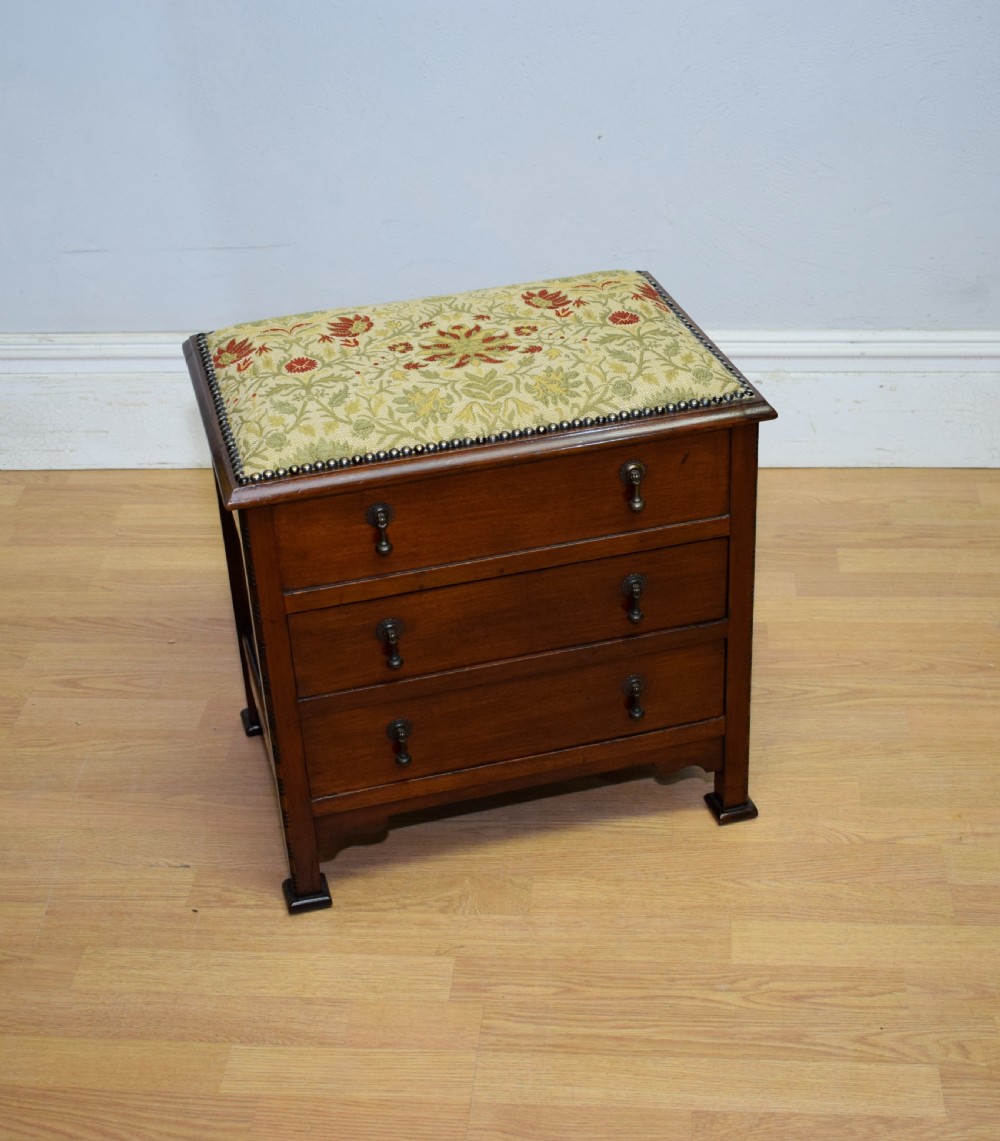 Antique Arts & Crafts Piano Stool View II