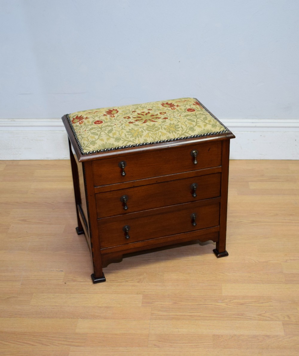Antique Arts & Crafts Piano Stool View III