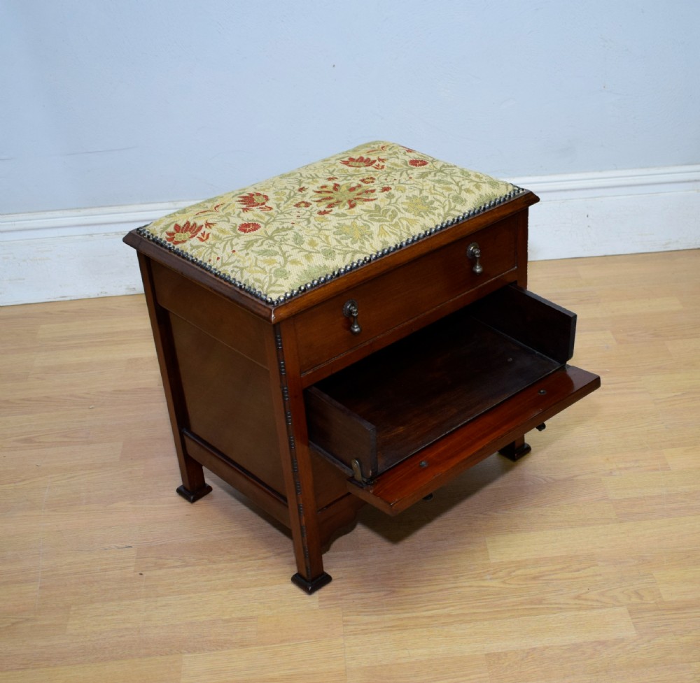 Antique Arts & Crafts Piano Stool View VIII