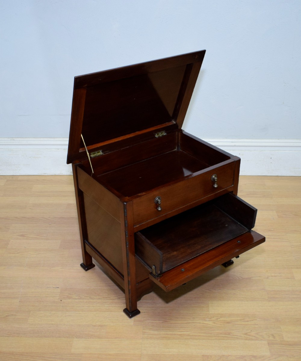 Antique Arts & Crafts Piano Stool View IX