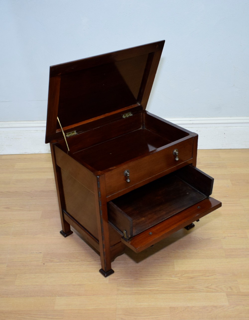 Antique Arts & Crafts Piano Stool View X