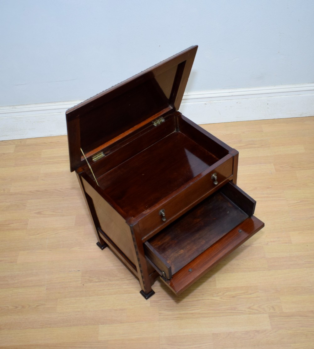 Antique Arts & Crafts Piano Stool View XI