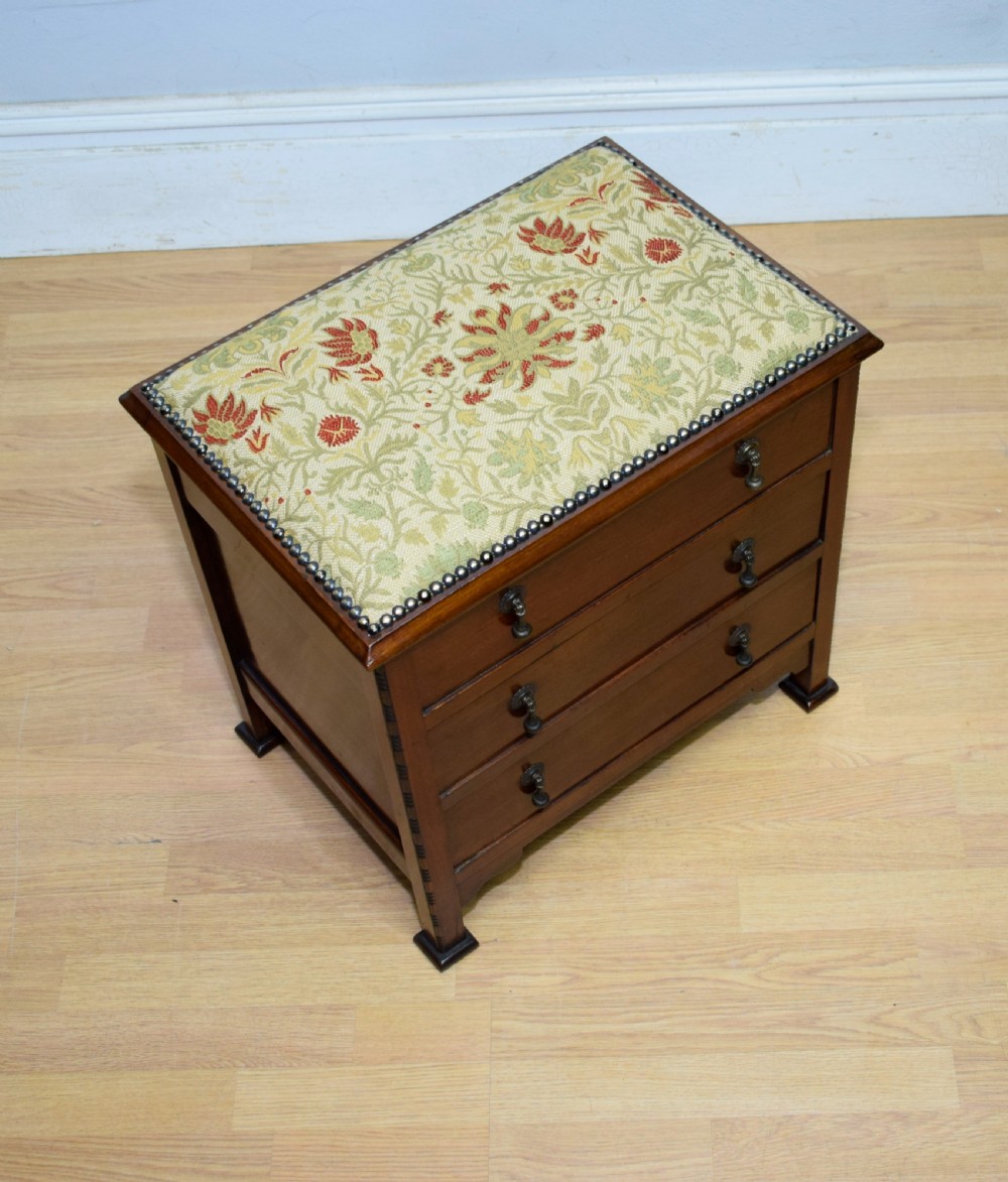 Antique Arts & Crafts Piano Stool View XIV