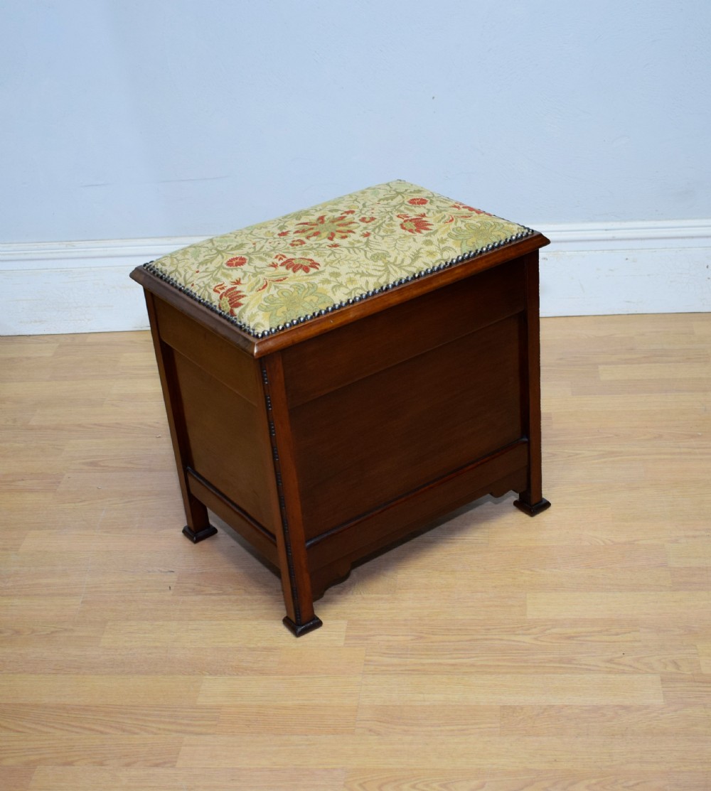 Antique Arts & Crafts Piano Stool View XVI