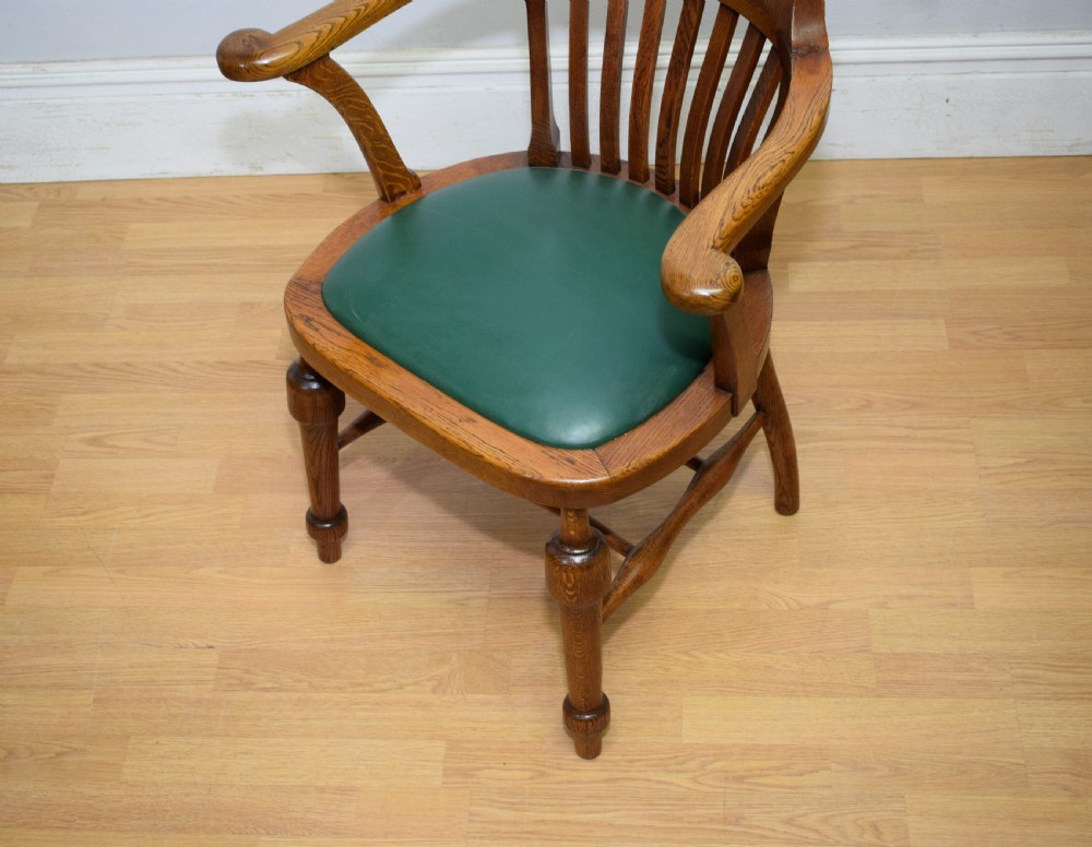 Antique Victorian Desk / Office Chair View IX