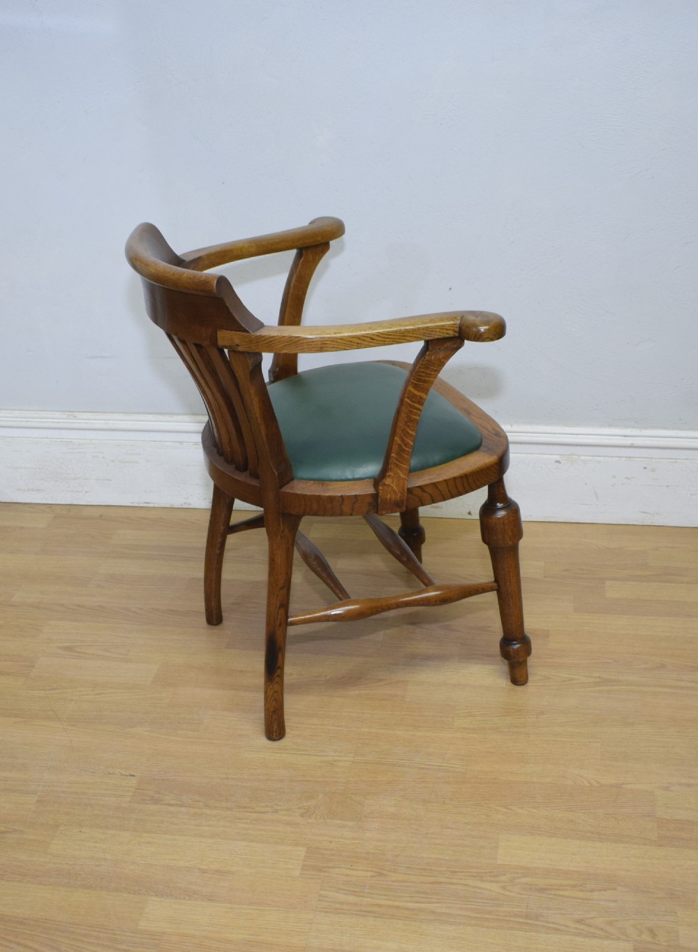 Antique Victorian Desk / Office Chair View XI