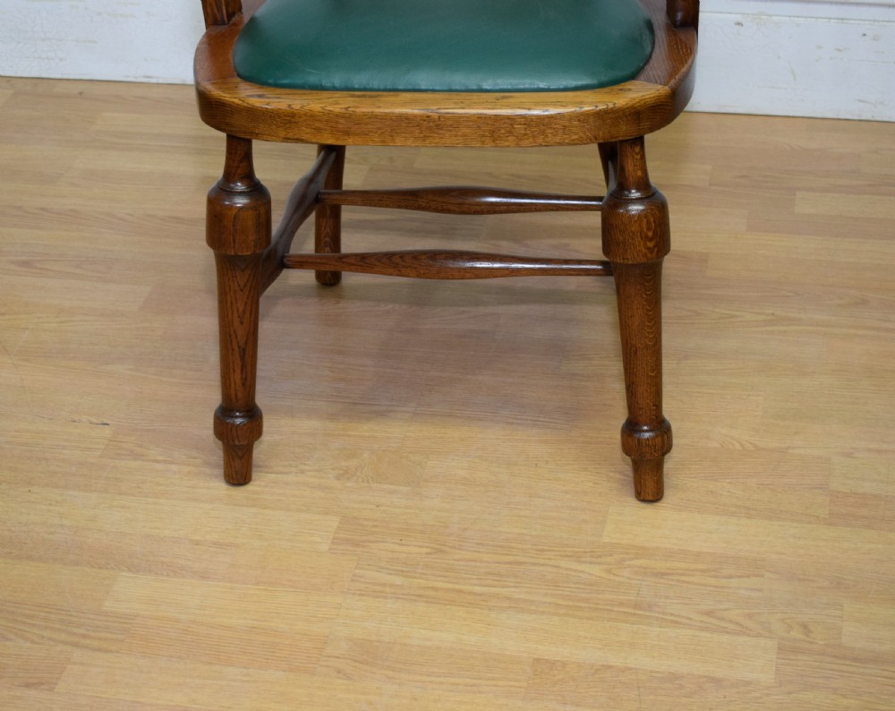 Antique Victorian Desk / Office Chair View XIII