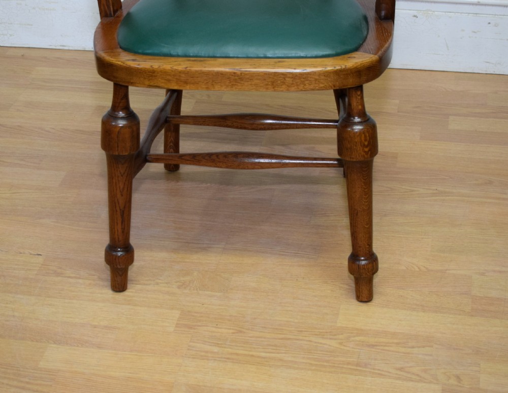Antique Victorian Desk / Office Chair View XIV