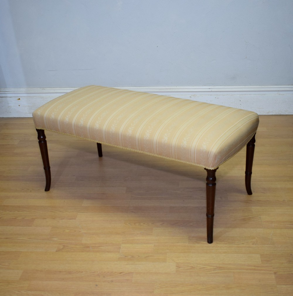Antique Regency large Centre Stool View III