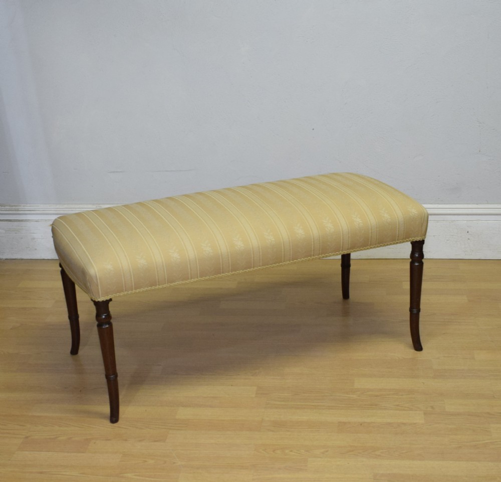 Antique Regency large Centre Stool View V