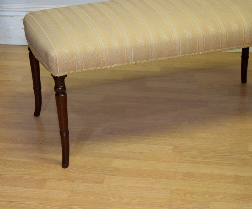 Antique Regency large Centre Stool View VII