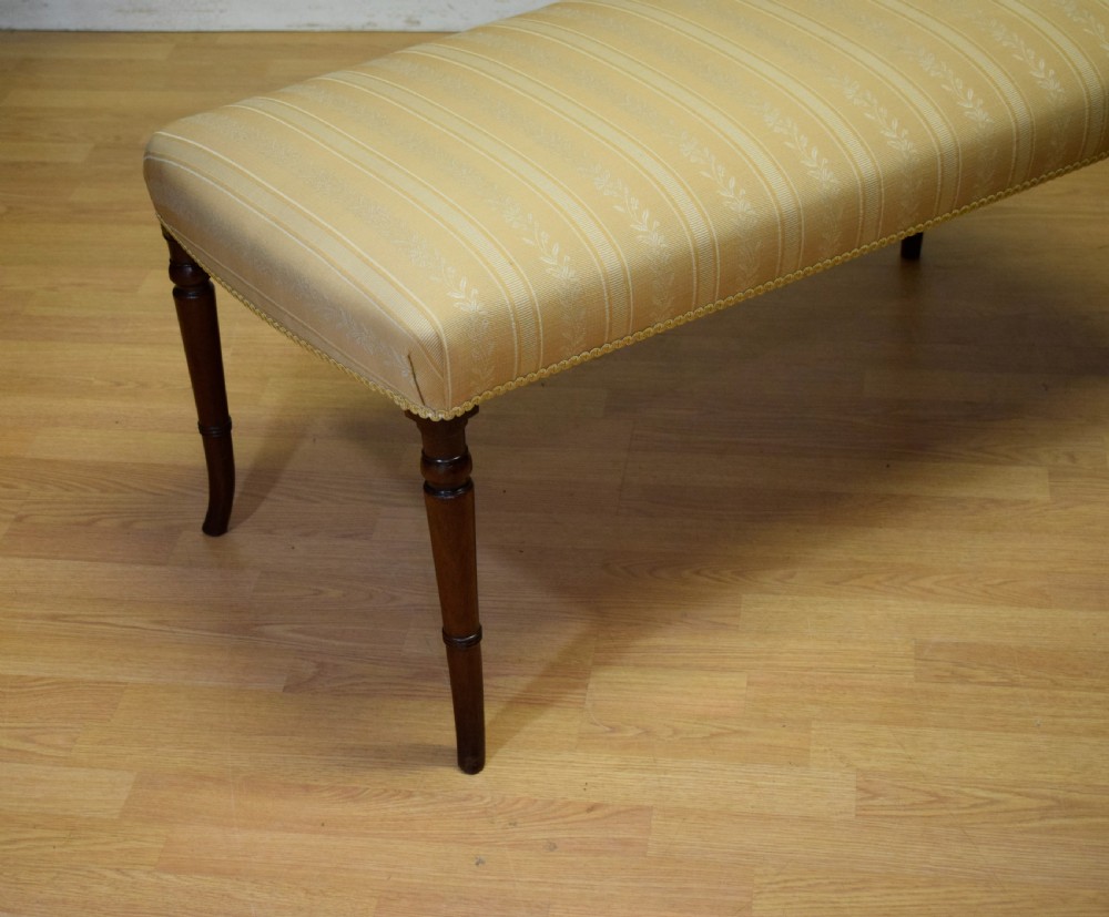 Antique Regency large Centre Stool View XVII