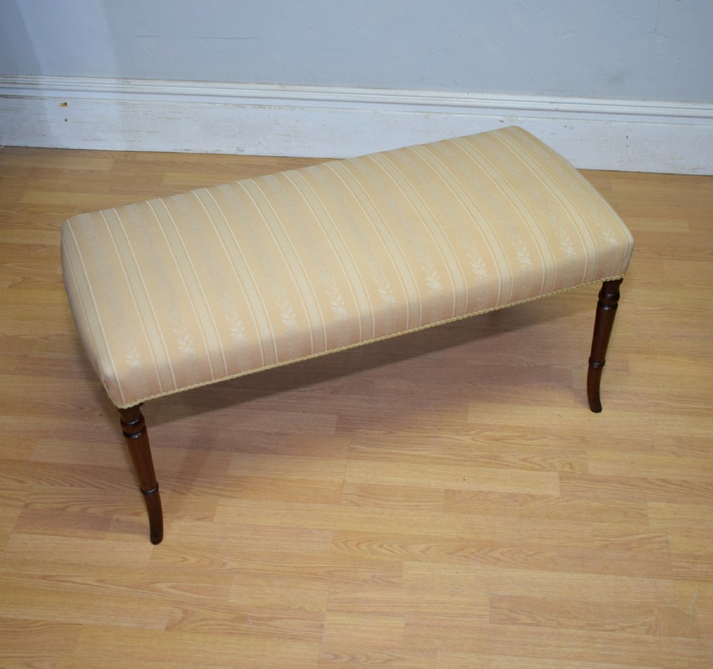Antique Regency large Centre Stool View XVIII