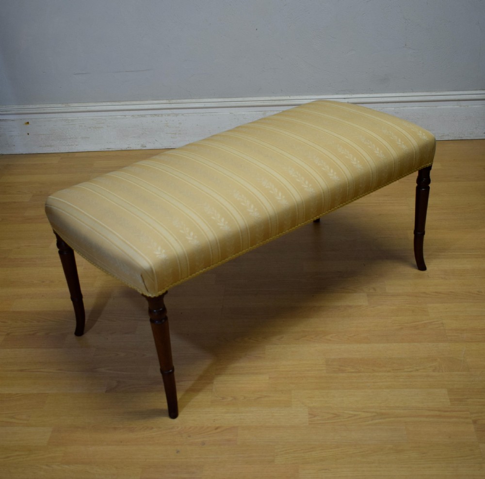 Antique Regency large Centre Stool View XX