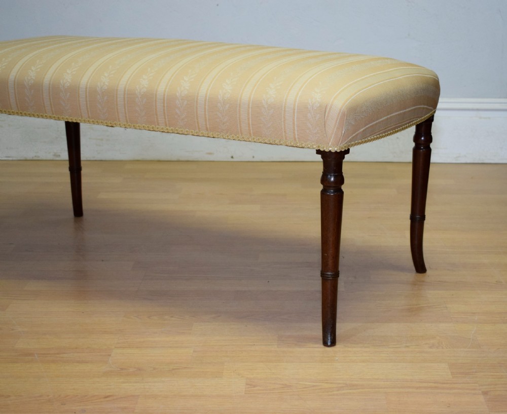 Antique Regency large Centre Stool View XXI