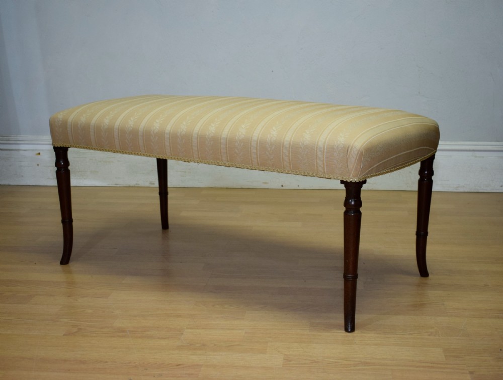 Antique Regency large Centre Stool View XXV