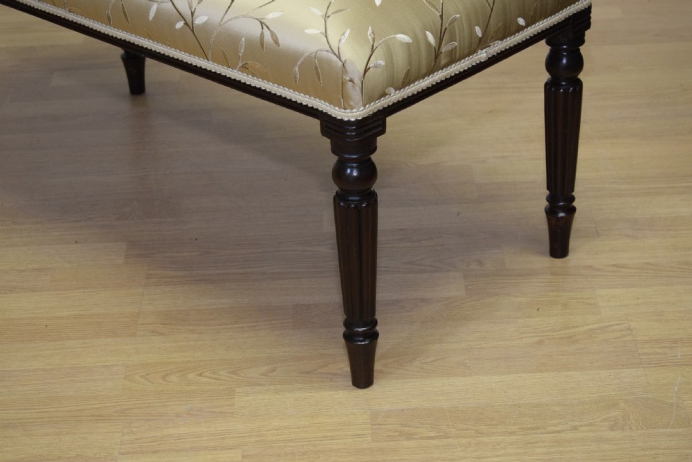 Large Upholstered Centre Stool / Duet Stool View X