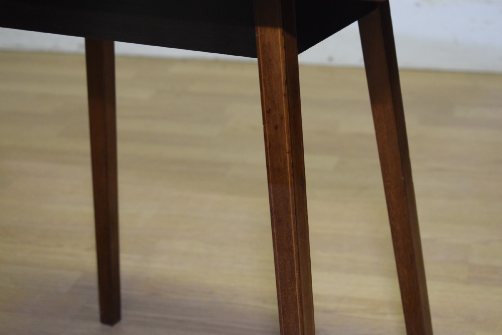 Antique Edwardian Mahogany Inlaid Table  View XI