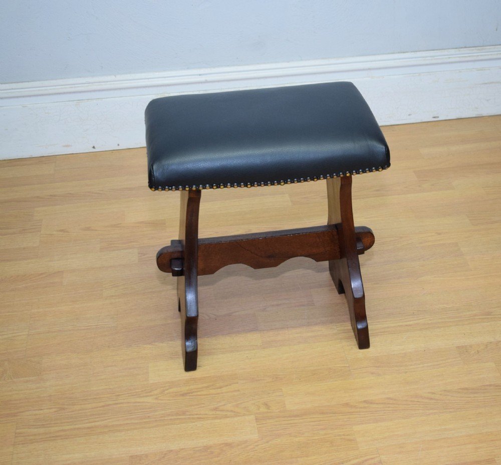Antique Arts & Crafts Stool View II