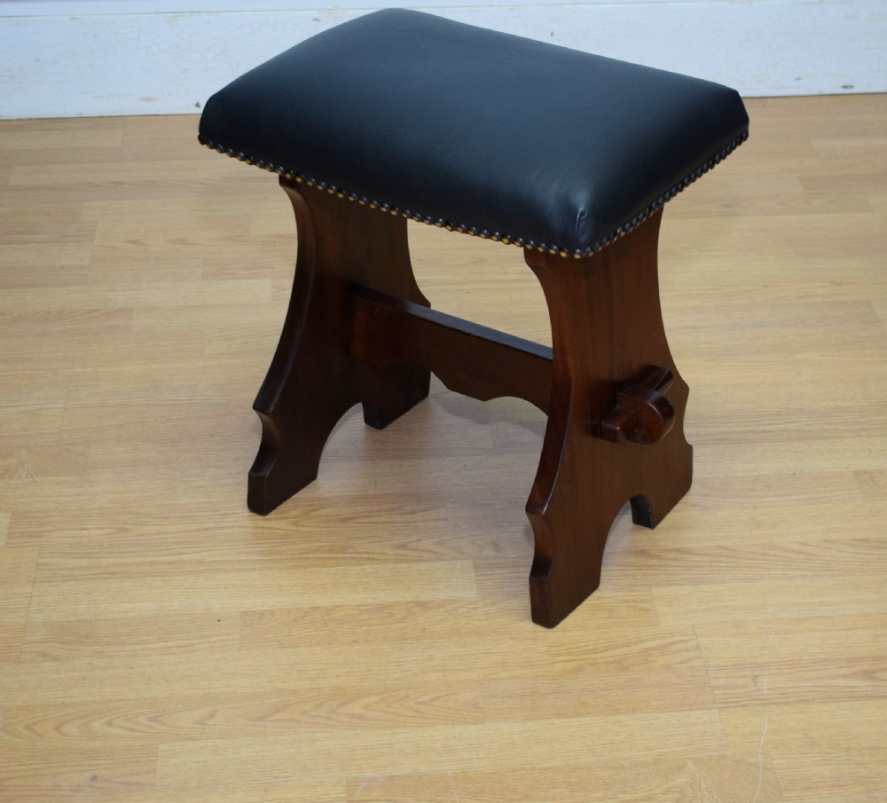 Antique Arts & Crafts Stool View XI