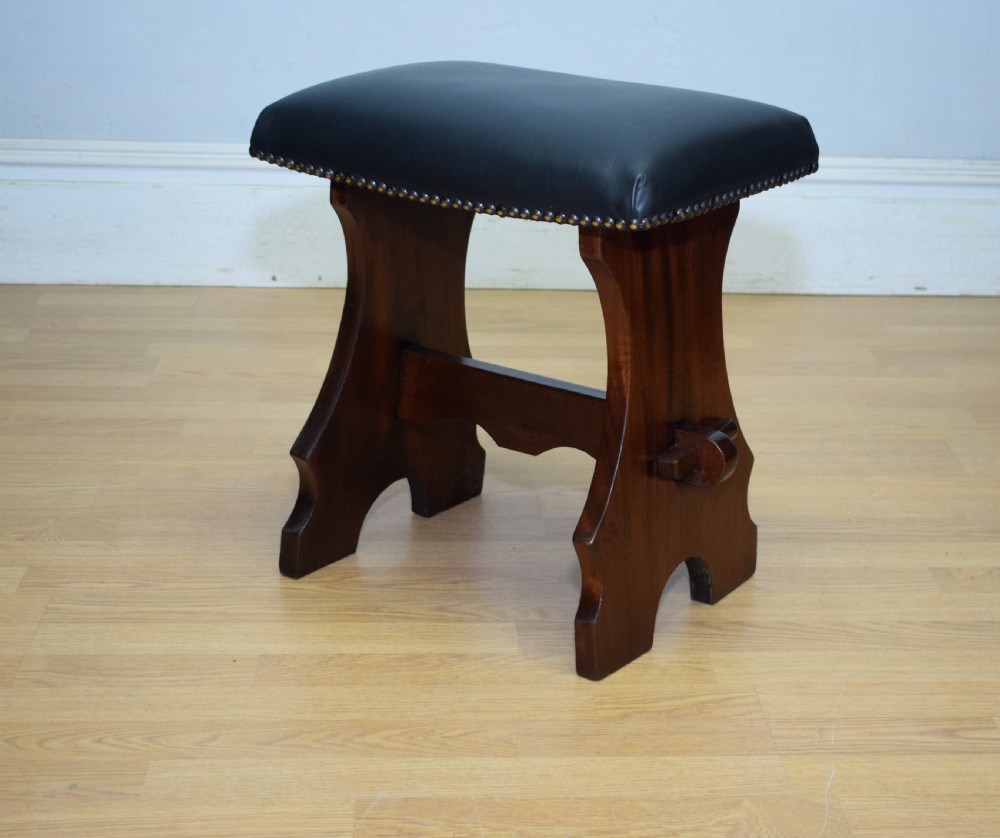 Antique Arts & Crafts Stool View XII
