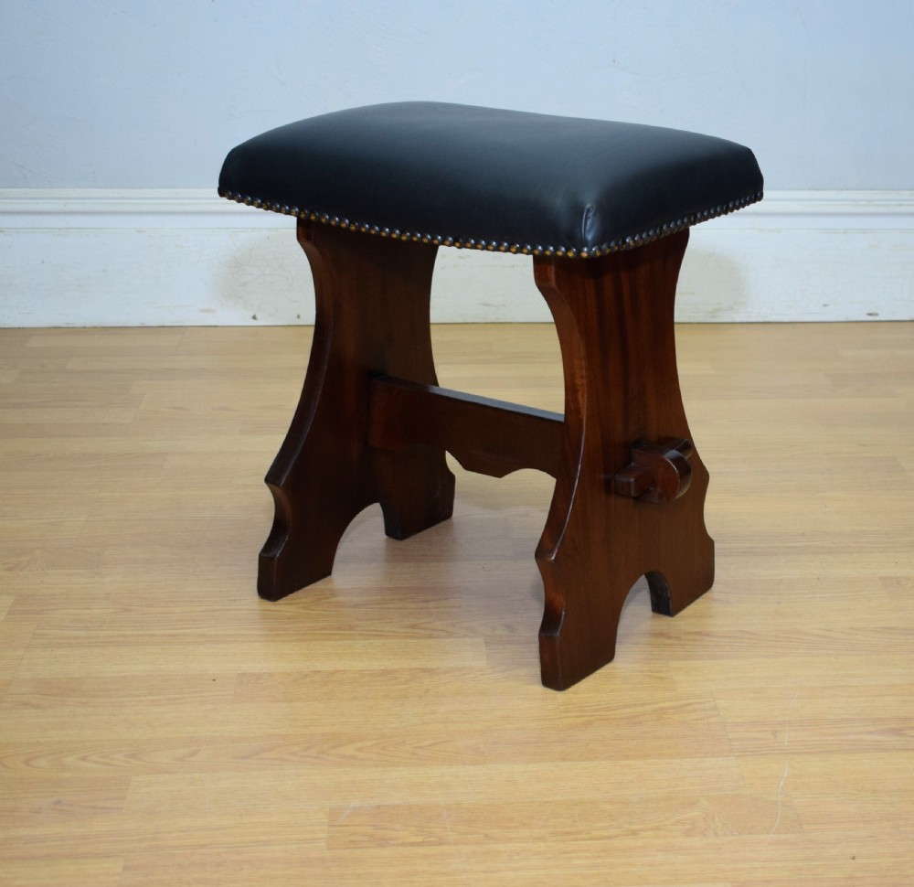 Antique Arts & Crafts Stool View XIV