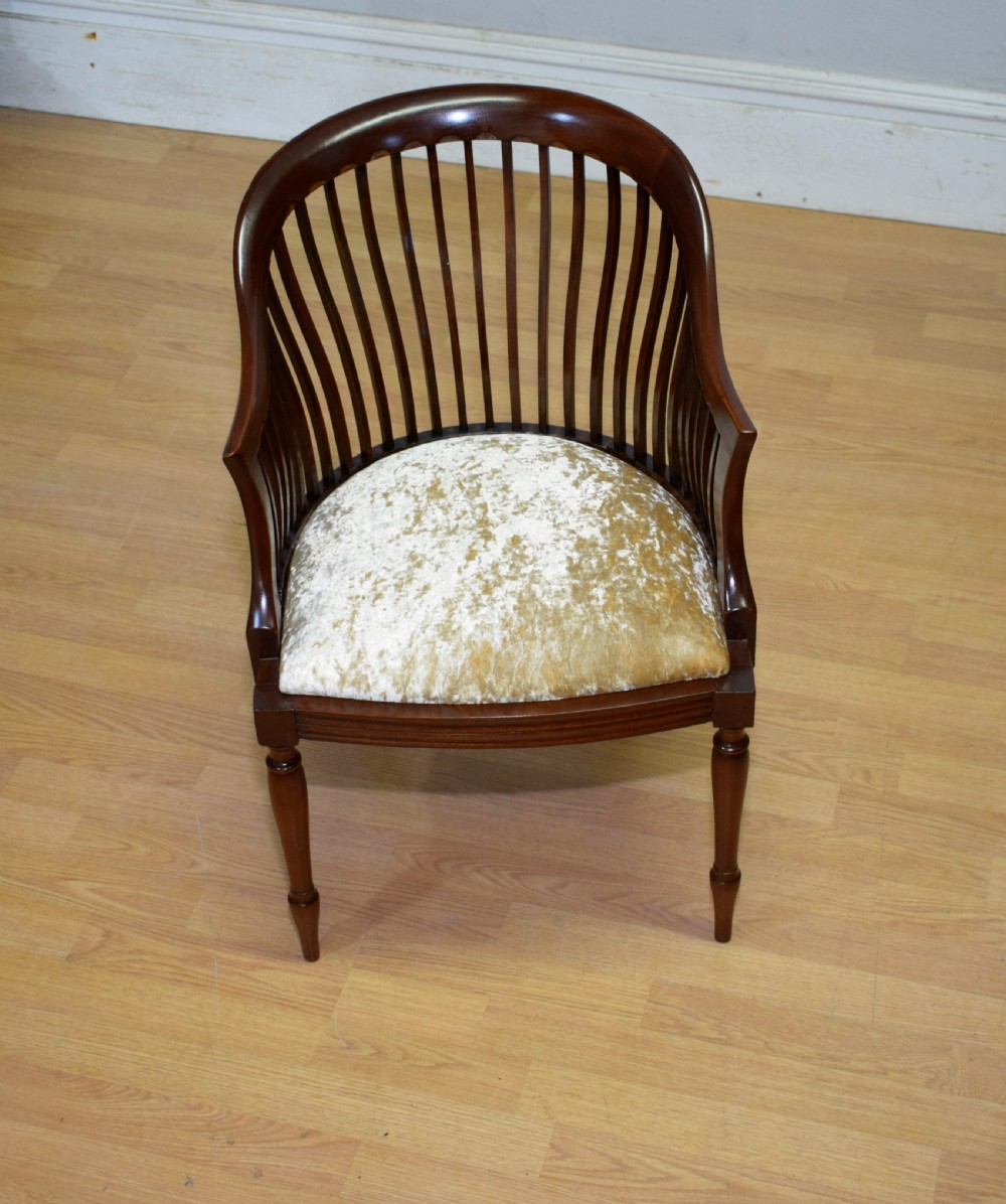 Antique Victorian Children's Tub Chair View V