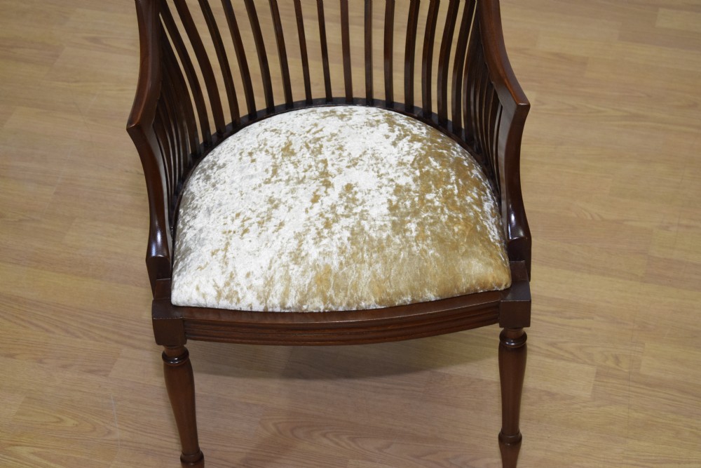 Antique Victorian Children's Tub Chair View VI