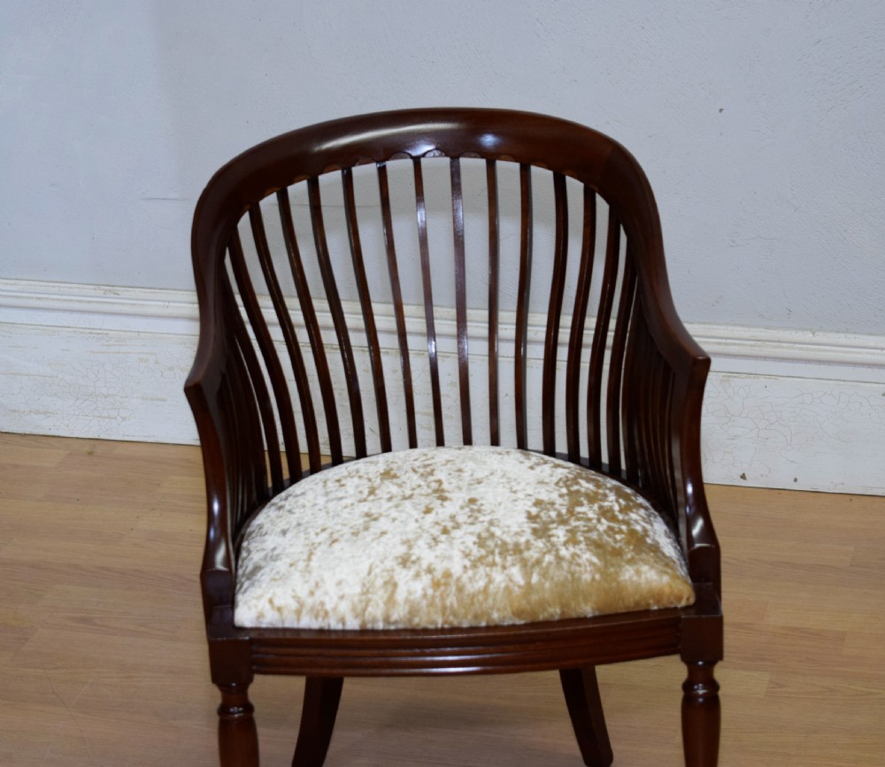 Antique Victorian Children's Tub Chair View VIII