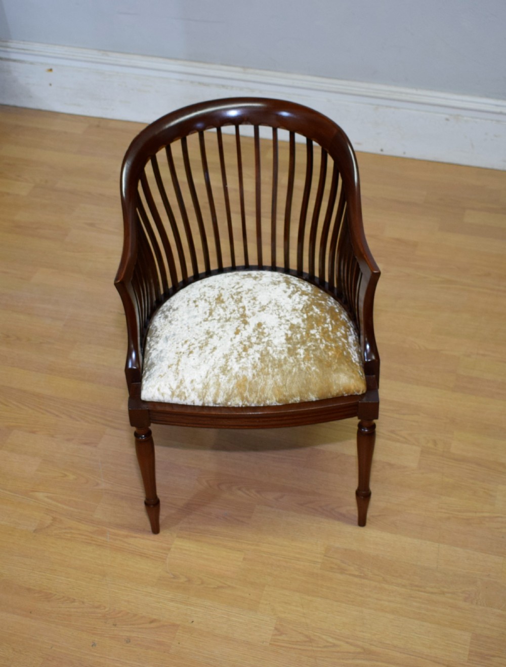Antique Victorian Children's Tub Chair View XI
