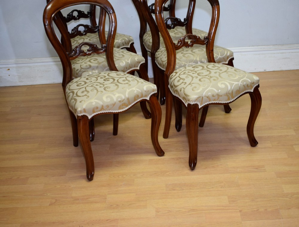 Antique Set of 6 Victorian Dining Chairs View III
