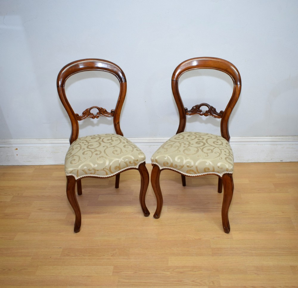Antique Set of 6 Victorian Dining Chairs View XII