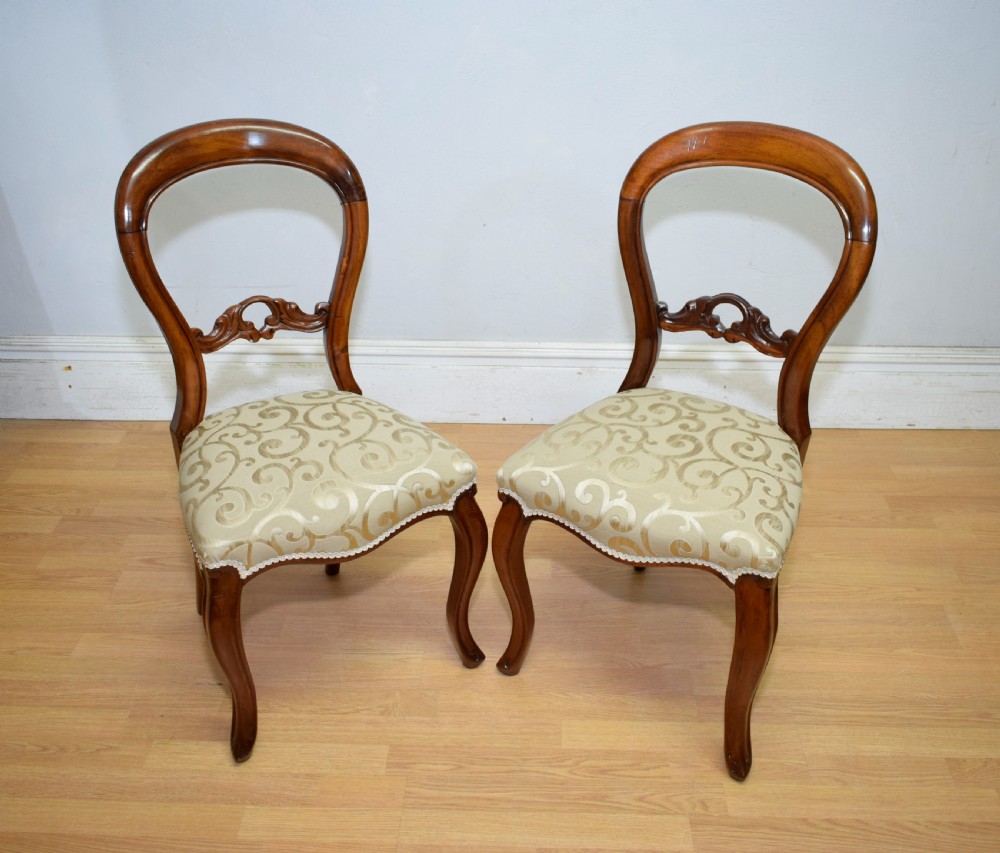 Antique Set of 6 Victorian Dining Chairs View XIII