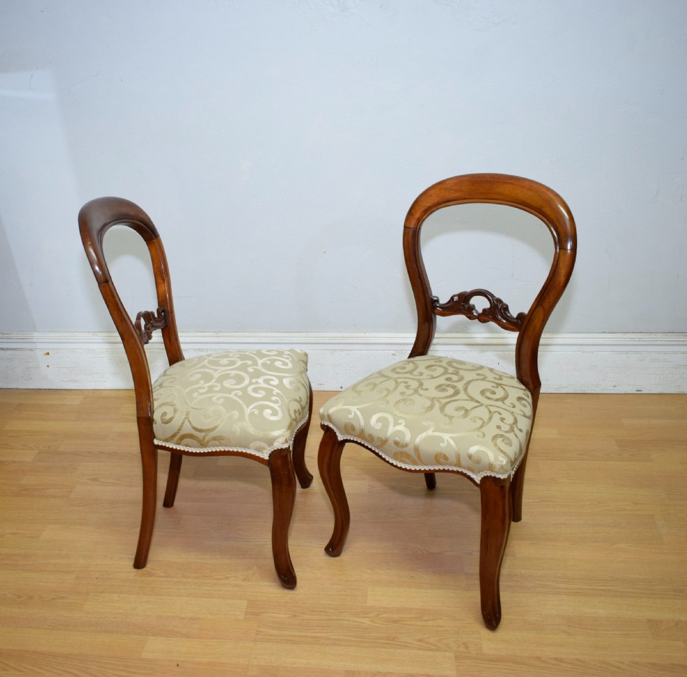 Antique Set of 6 Victorian Dining Chairs View XIV