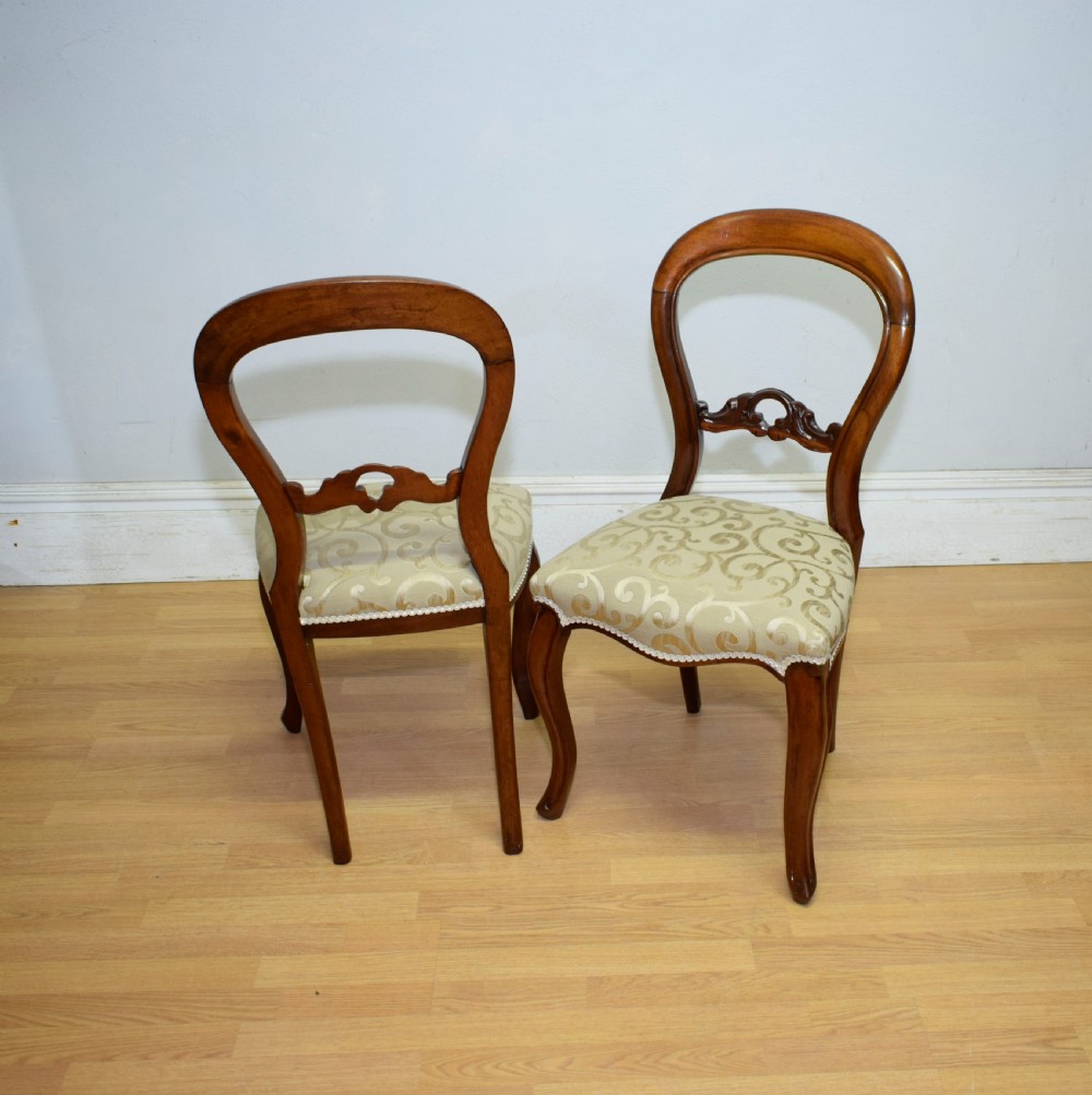 Antique Set of 6 Victorian Dining Chairs View XV
