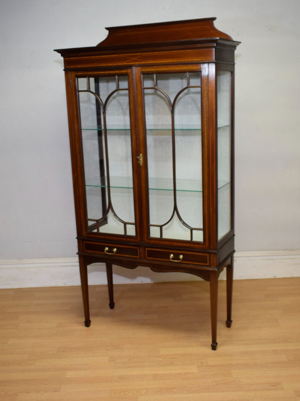 Edwardian Inlaid Display Cabinet View III