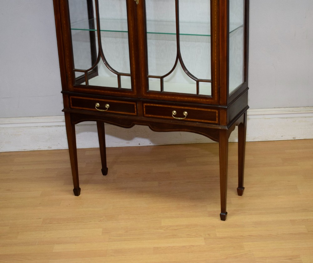 Edwardian Inlaid Display Cabinet View IV