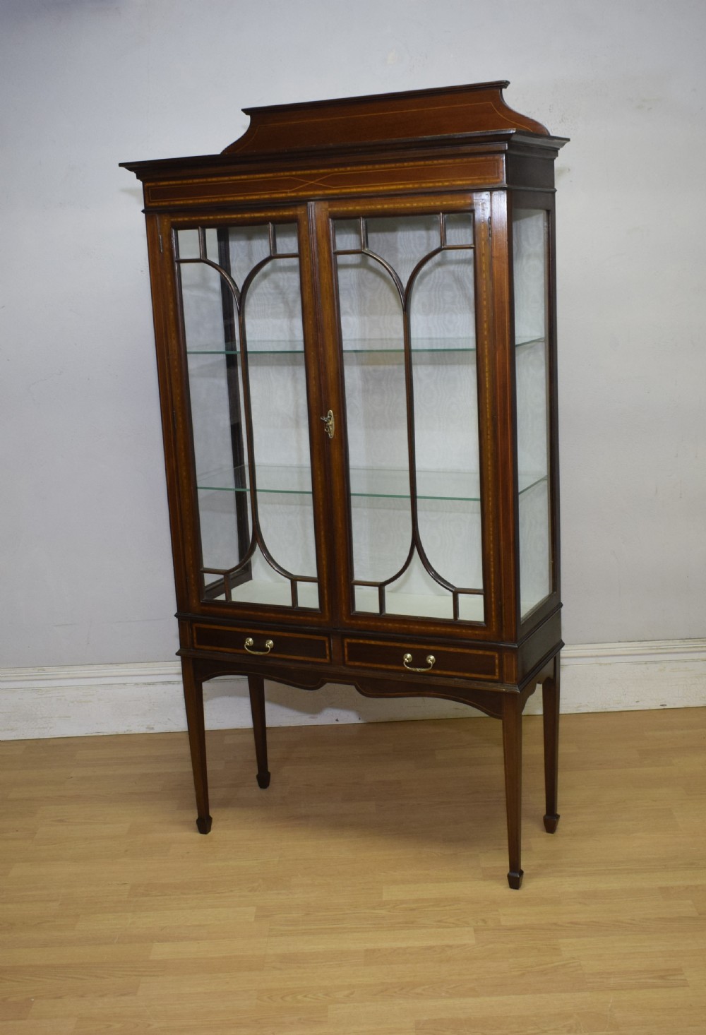 Edwardian Inlaid Display Cabinet View VI