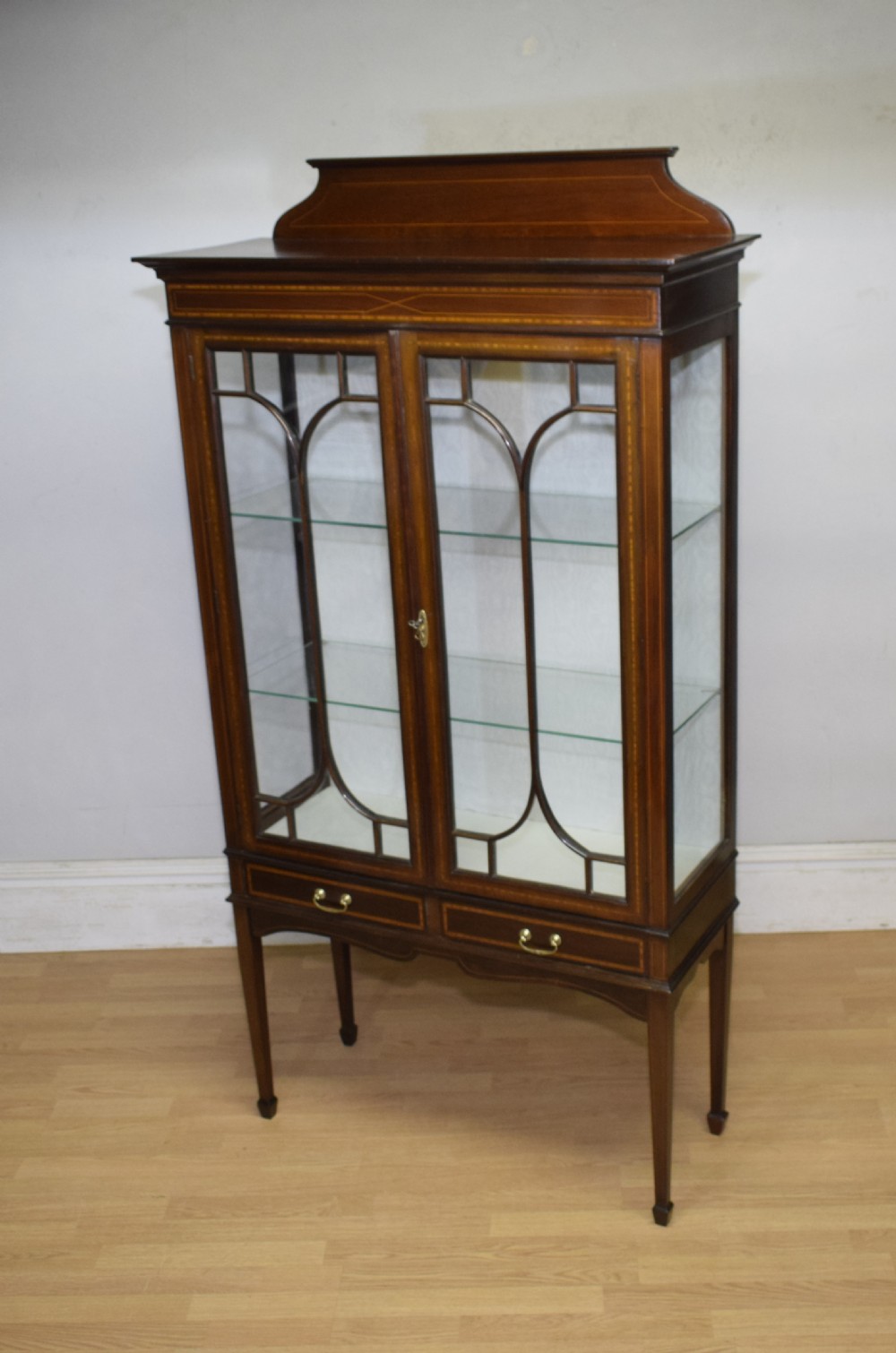 Edwardian Inlaid Display Cabinet View VII