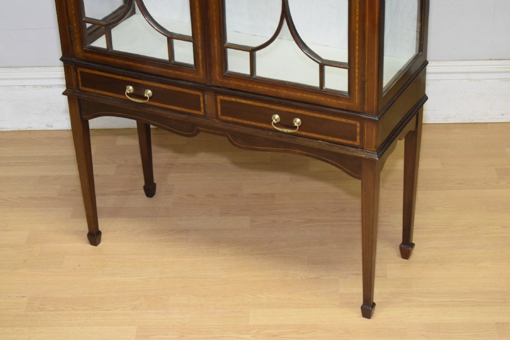 Edwardian Inlaid Display Cabinet View VIII