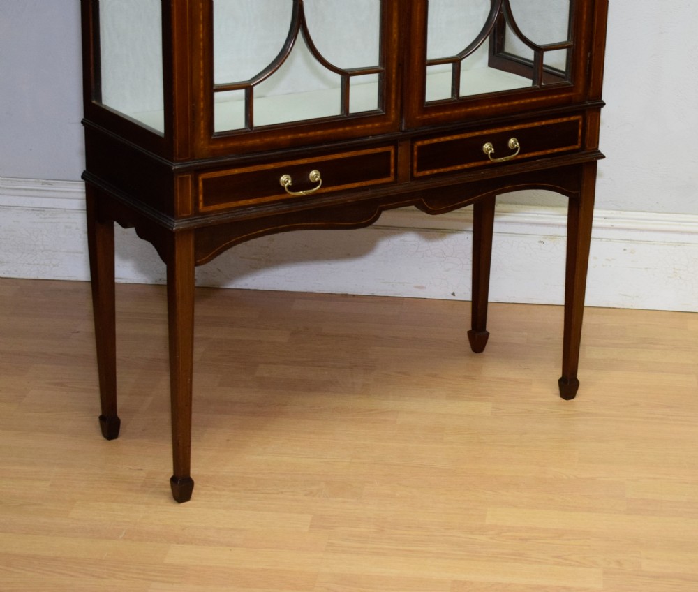 Edwardian Inlaid Display Cabinet View X