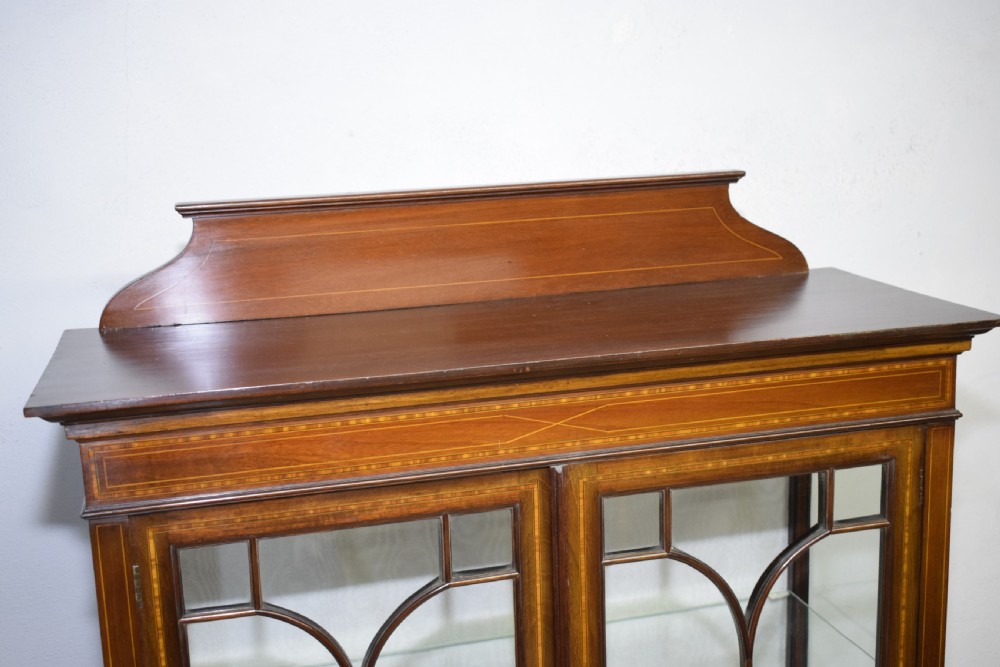 Edwardian Inlaid Display Cabinet View XXV